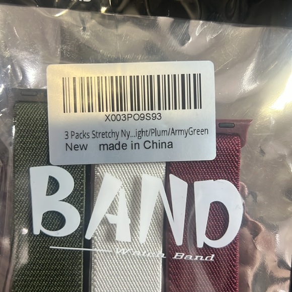 Stretchy Nylon Solo Loop Band Compatible with Apple Watch 38mm 40mm 41mm - Picture 4 of 4